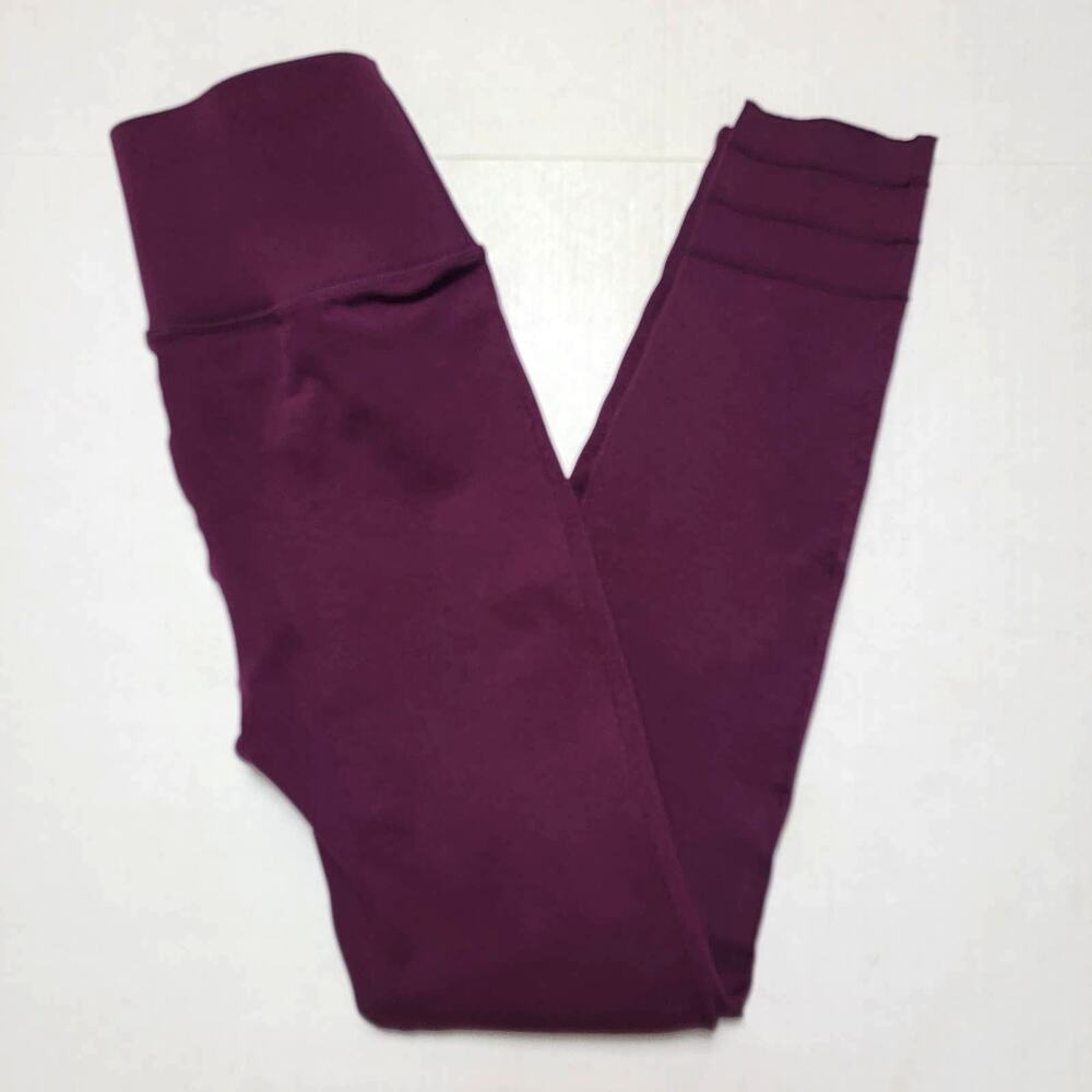 Fabletics SculptKnit Purple Leggings SZ Medium